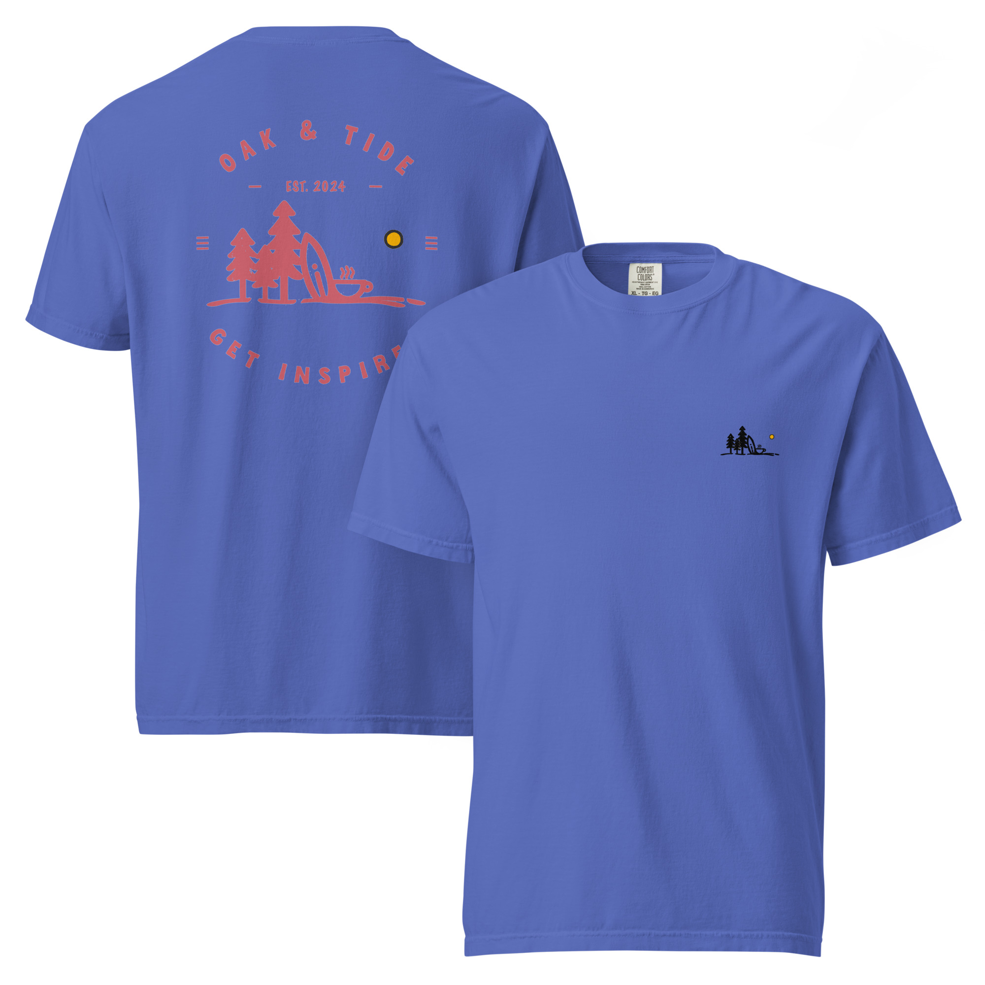 Get Inspired - Tide Rush - Back Crest Edition - Mens T
