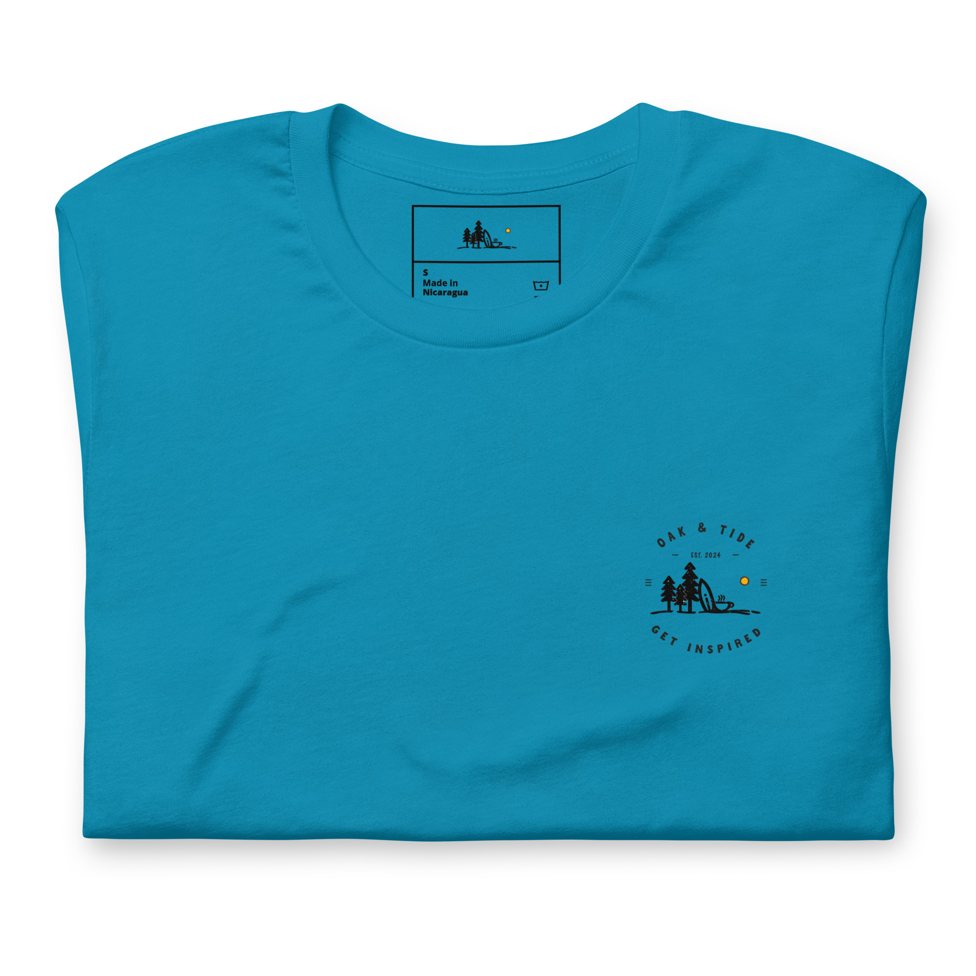 Get Inspired Tee - Aqua