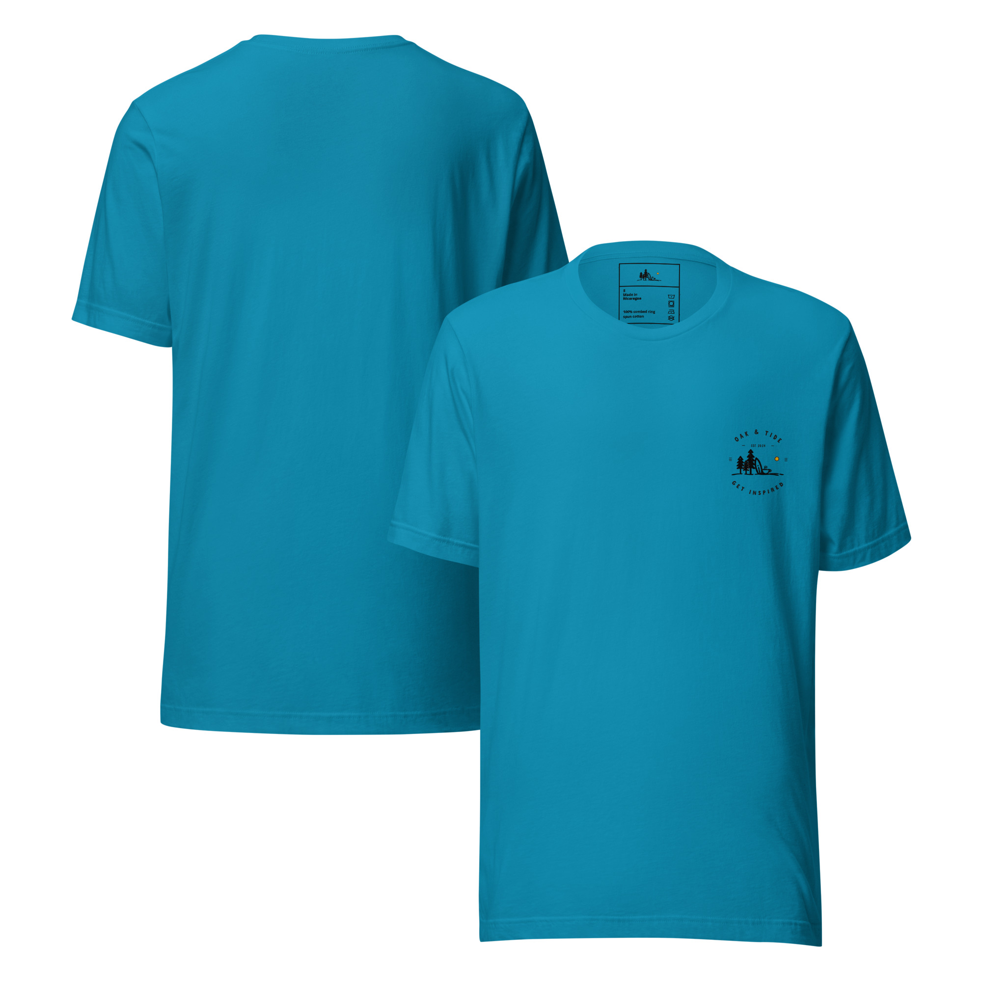 Get Inspired Tee - Aqua