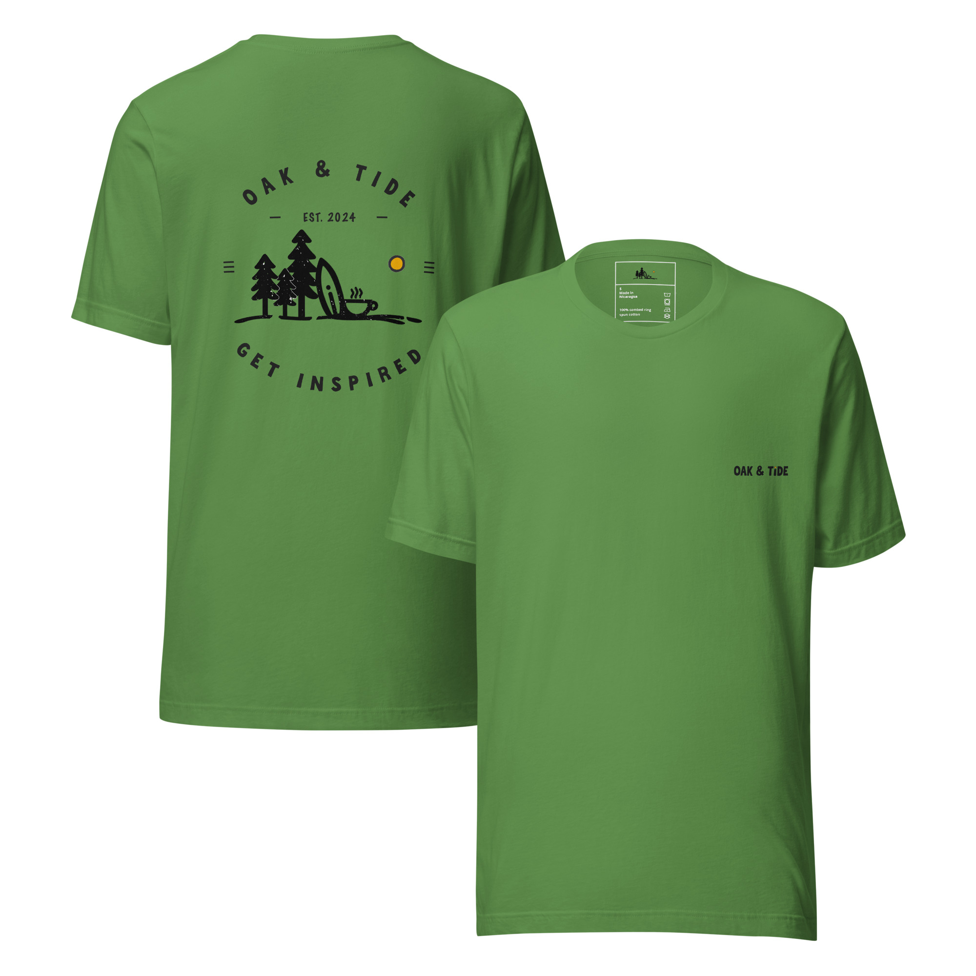 Get Inspired Tee – Back Crest - Leaf