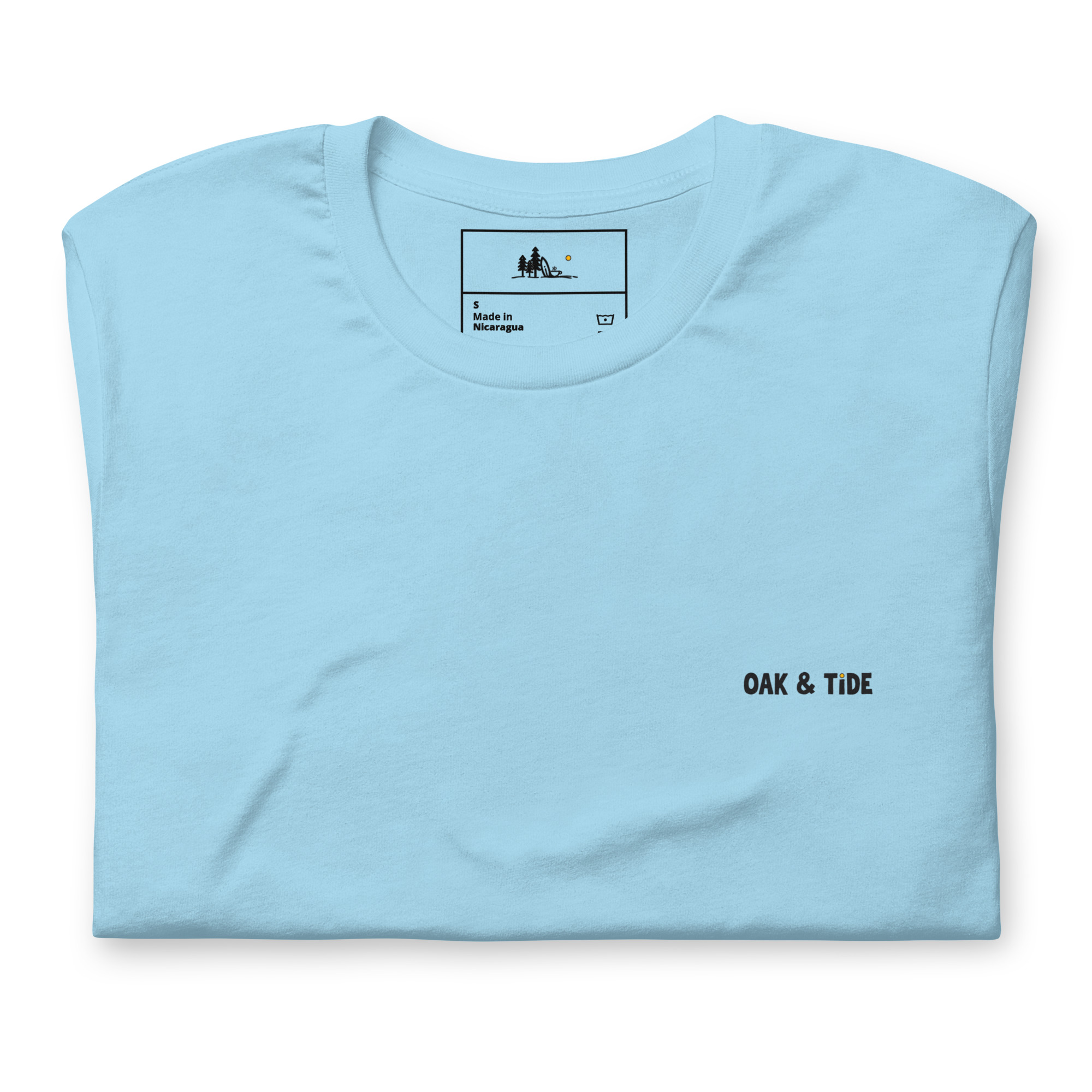 Get Inspired Tee – Back Crest - Ocean Blue