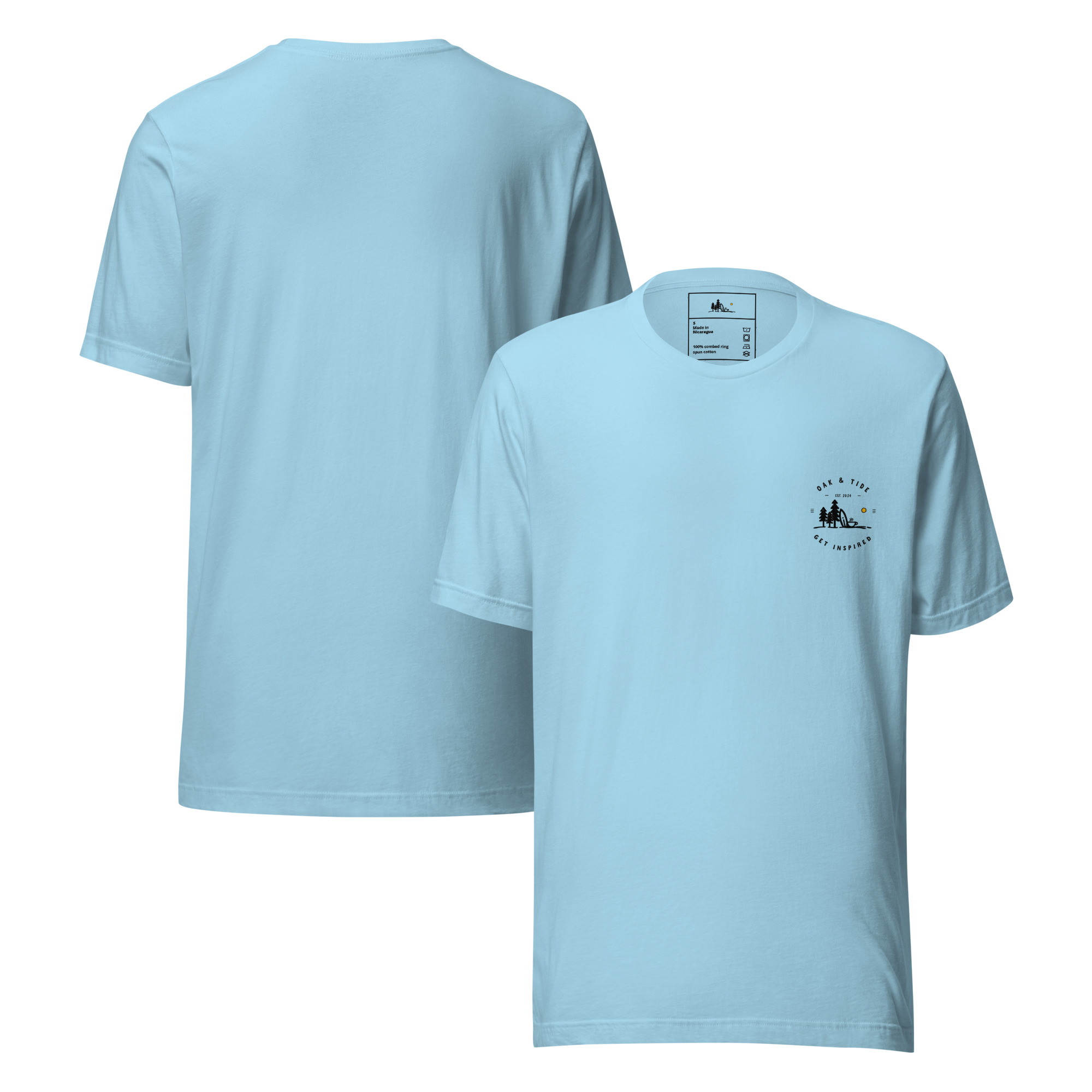 Get Inspired Tee - Ocean Blue