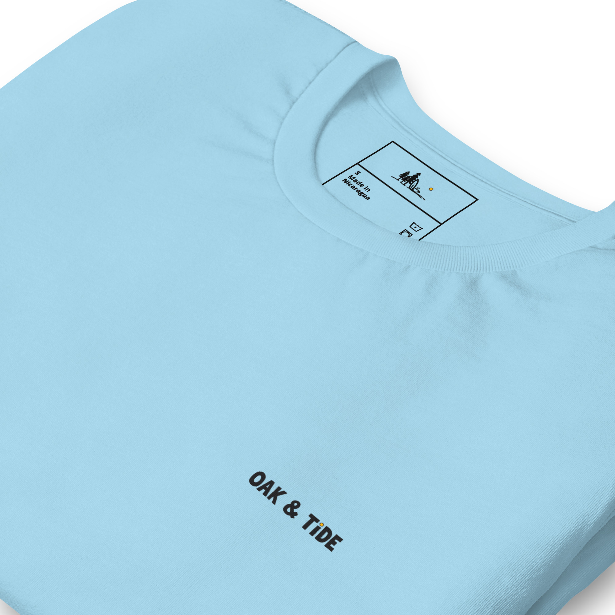Get Inspired Tee – Back Crest - Ocean Blue